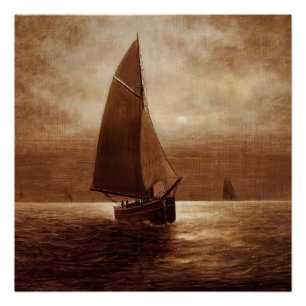 Poster Voile de nuit (vers 1900) Elbridge Wesley Webb