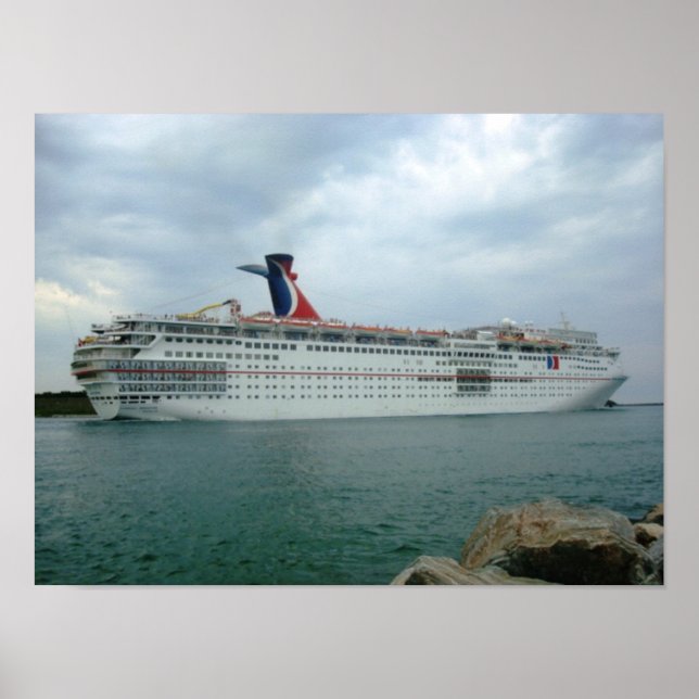 Poster Voile depuis Port Canaveral (Devant)