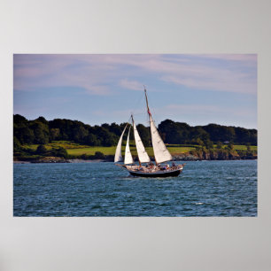Poster Voile En Newport, Rhode Island, États-Unis