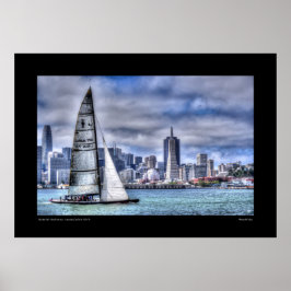 Poster Voile Skyline - San Francisco