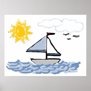 Poster Voilier PB