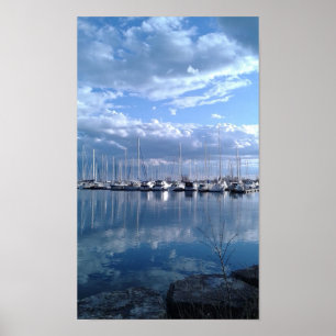 Poster Voiliers sur le lac Ontario