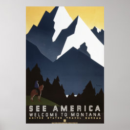Poster Voir Amérique : Montana