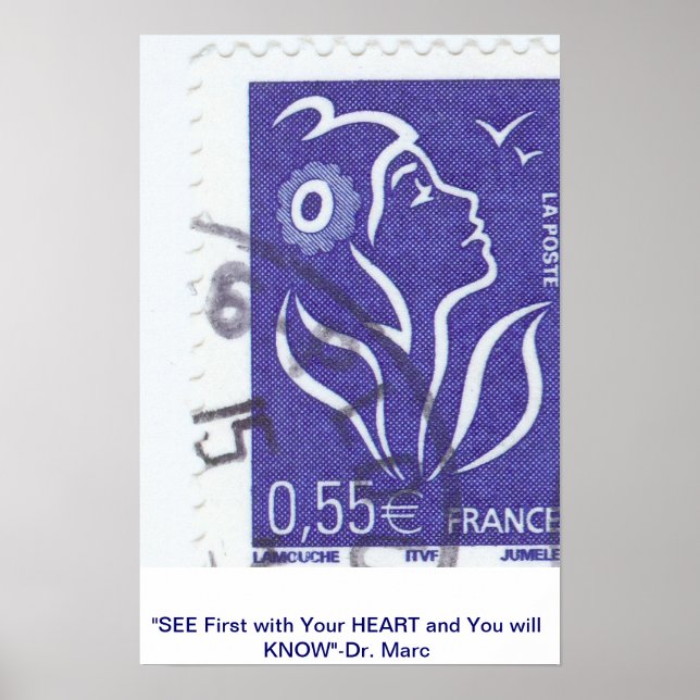 POSTER VOIR AVEC VOTRE COEUR (Devant)