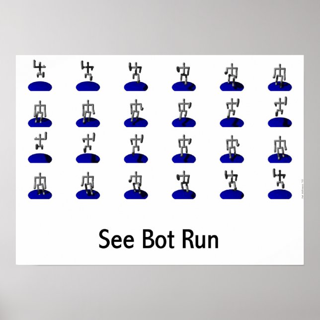 Poster Voir Bot Run (Devant)
