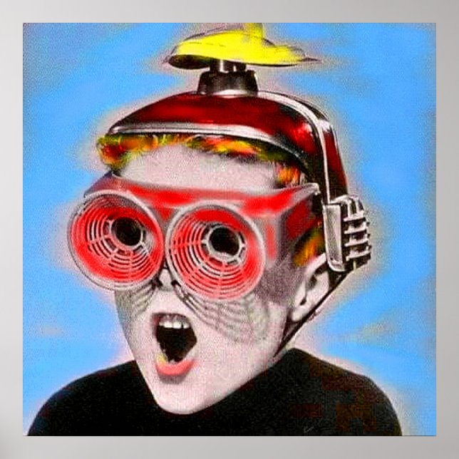 Poster voir dans l'avenir (Devant)