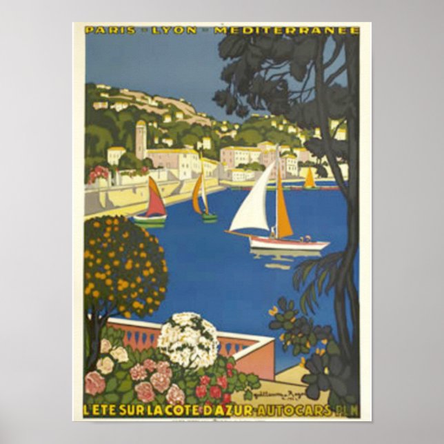 Poster Voir la Côte d'Azur (Devant)