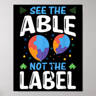 Poster Voir La Table Pas Le Étiquette