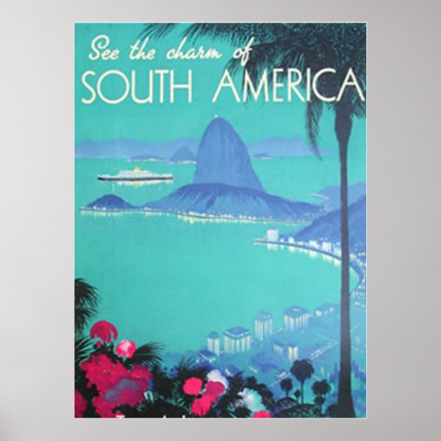 Poster Voir l'impression en Amérique du Sud (Devant)