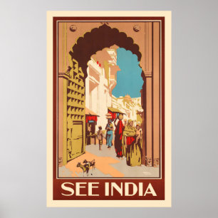 Poster Voir l'Inde