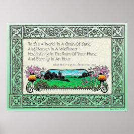Poster "Voir Un Monde Dans Un Grain De Sable"