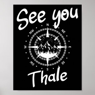 Poster Voir Vous Randonnée Thale Allemagne Vacances Ski C