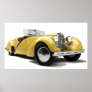 Poster Voiture antique