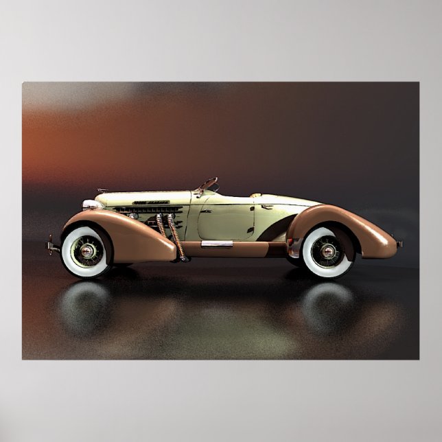 Poster Voiture Auburn851v34-02Side (Devant)