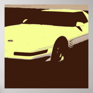 Poster Voiture classique 1992