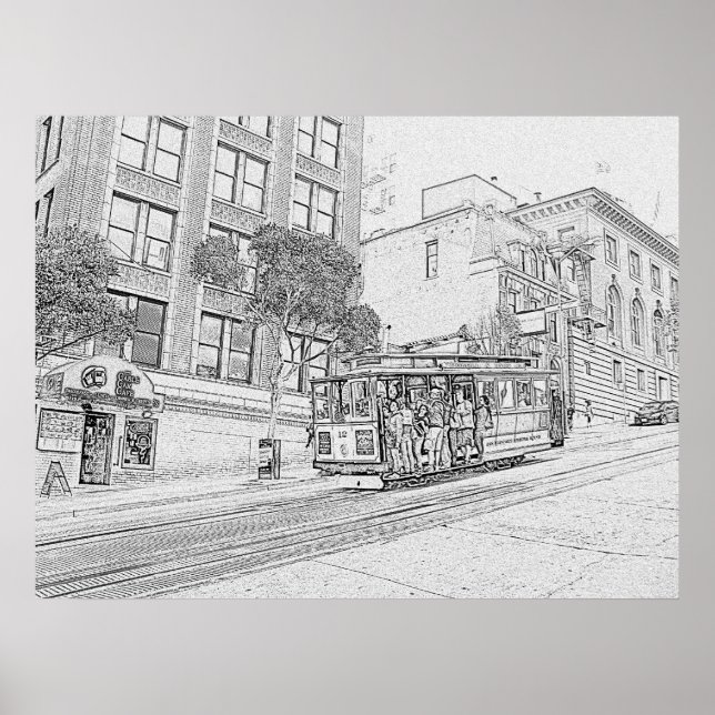 Poster Voiture de câble (Devant)