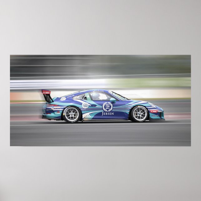 Poster Voiture de course sportive (Devant)