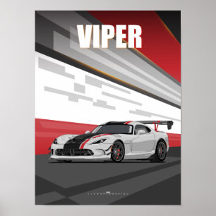 Poster Voiture de muscle Viper
