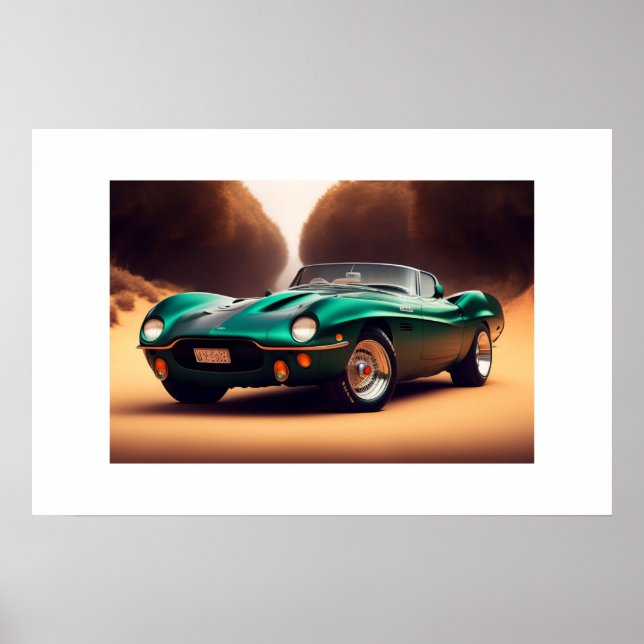 Poster Voiture de sport (Devant)