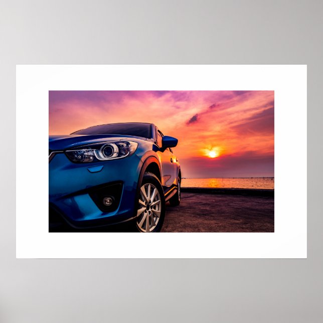 Poster Voiture de sport (Devant)