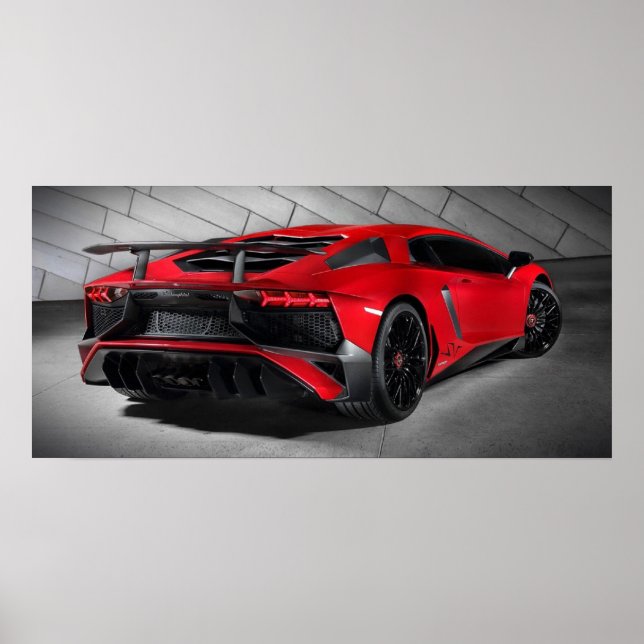 Poster Voiture de sport (Devant)
