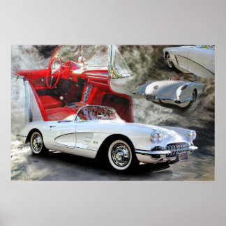 Poster Voiture de sport américaine