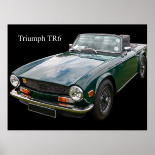 Poster Voiture de sport Triumph TR6