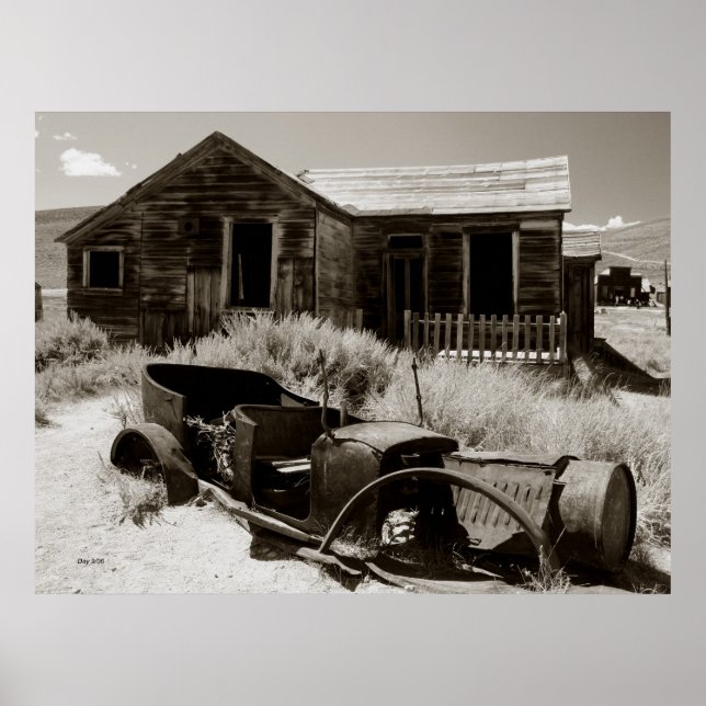 Poster Voiture et maison, Bodie (Devant)