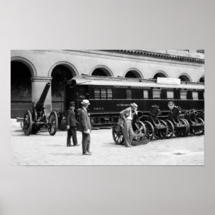 Poster Voiture ferroviaire de Ferdinand Foch - Armistice