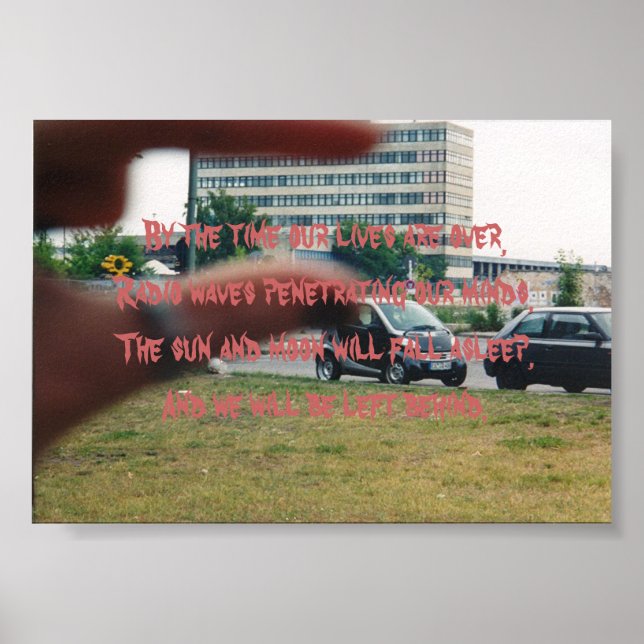 Poster Voiture intelligente (Devant)