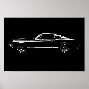 Poster Voiture Mustang