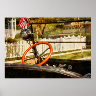 Poster Voiture - Retour aux jours anciens