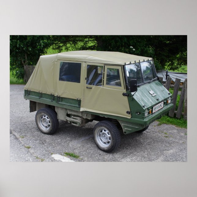 Poster Voiture Steyr Puch Haflinger (Devant)