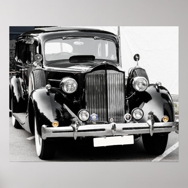 Poster Voiture Vintage (Devant)