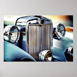 Poster Voiture Vintage