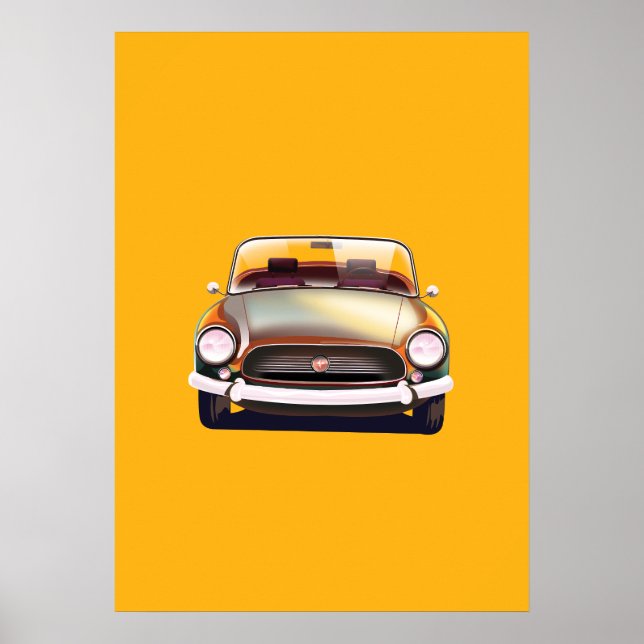 Poster Voiture vintage Classic (Devant)