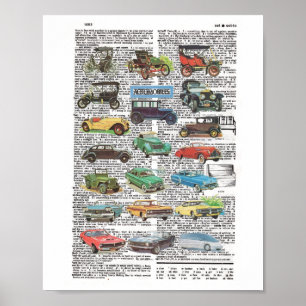 Poster Voitures Classiques