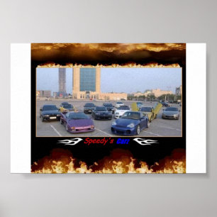 Poster voitures speedys