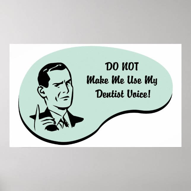 Poster Voix des dentistes (Devant)