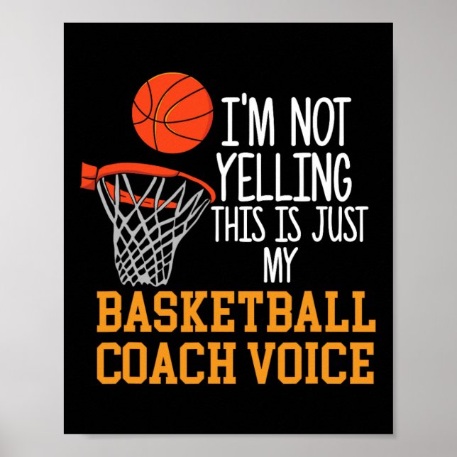 Poster Voix des entraîneurs de basket-ball (Devant)
