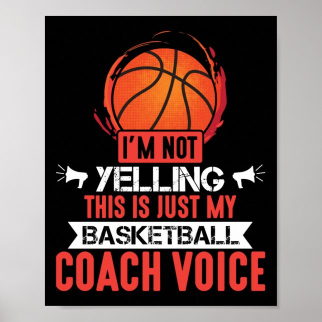 Poster Voix des entraîneurs de basket-ball (Devant)
