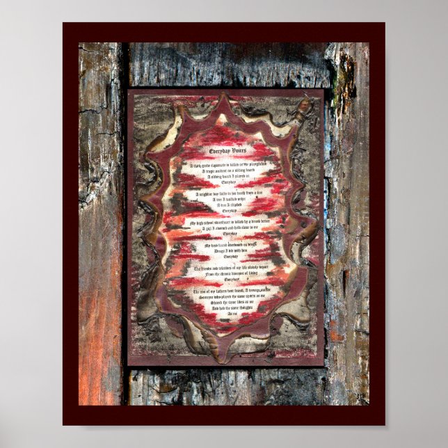 Poster Voix quotidiennes (Devant)