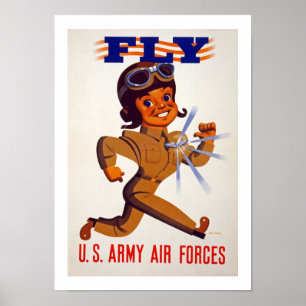 Poster Vol - Forces aériennes de l'armée américaine