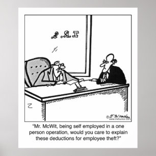 Poster Vol indépendant et vol d'employés