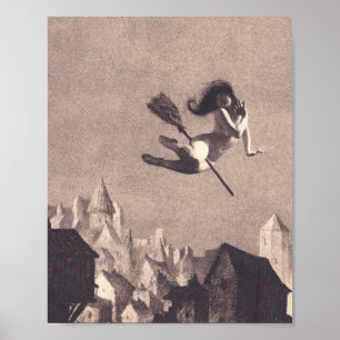 Poster Vol Vers Le Sabbat William Mortensen