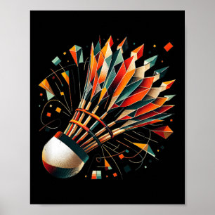 Poster Volant de badminton