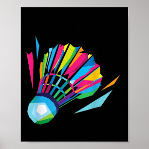 Poster Volant de Badminton Badminton