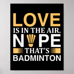 Poster Volant de badminton Conception Pour Badminton