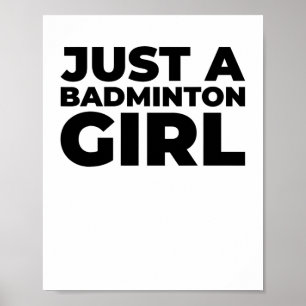 Poster Volant de badminton Team Racket - Juste Un Badmint