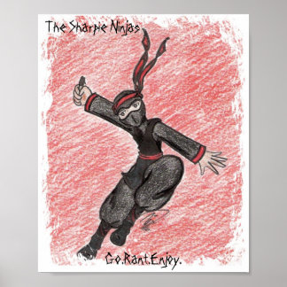 Poster volant Ninja